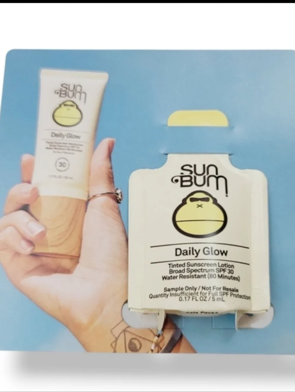 Sun Bum Daily Glow Tinted Sunscreen Lotion Broad Spectrum SPF30 Water Resistant
